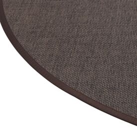 Tapete Titanium Redondo para Quarto e Sala 2,00X2,00M Havan Casa - Marrom