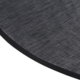 Tapete Titanium Redondo para Quarto e Sala 2,00X2,00M Havan Casa - Preto