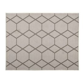 Tapete para Quarto Ou Sala 2,00X2,50 m Siena Havan Casa - Areia Hexagonal