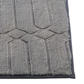 Tapete para Quarto Ou Sala 2,00X2,50M Bellagio Havan Casa - Hexágono Chumbo