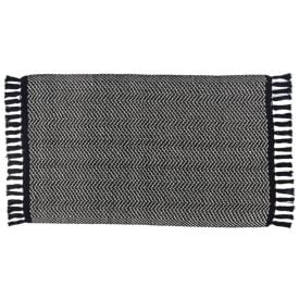 Tapete Para Quarto Ou Sala 50X80 Cm Naturalle Havan Casa - Preto