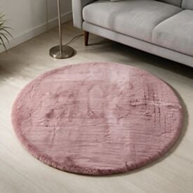 Tapete para Quarto Ou Sala Redondo 2,00X2,00M Epic Havan Casa - Rosa