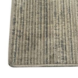 Tapete para Quarto e Sala 2,00X2,40 m Belga Havan Casa - Listras Cinza E Bege