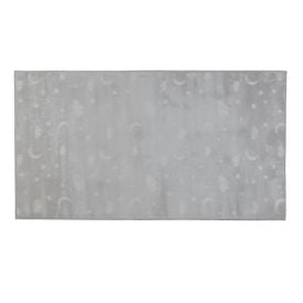 Tapete Passadeira 80Cm X 1,50M Luna Havan Casa - Cinza Estrela
