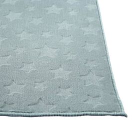 Tapete Passadeira 80Cm X 1,50M Luna Havan Casa - Azul Star