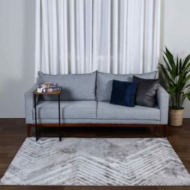 Tapete para Quarto e Sala 2,40X3,00 m Platinium Havan Casa - Cinza 022