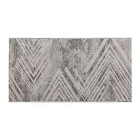Tapete para Quarto e Sala 80Cmx1,50 m Platinium Havan Casa - Cinza Com Bege