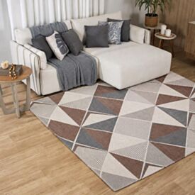 Tapete para Quarto e Sala 1,33X1,90M Renaissance Havan Casa - Venice Cinza