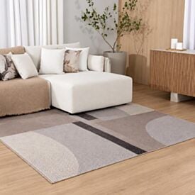 Tapete para Quarto e Sala 1,33X1,90M Renaissance Havan Casa - Genova Taupe