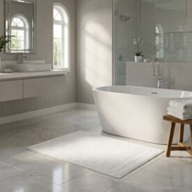 Tapete Sofisticata Premium com Antiderrapante - Off White