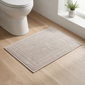 Toalha de Piso Sofisticata Premium com Antiderrapante Havan Casa - Taupe Madri