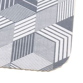 Tapete para Quarto e Sala Tecil 40X60 cm Havan Casa - 3D Cinza