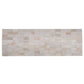 Tapete Passadeira 65Cmx1,80 m de Couro Texas Havan Casa - Off White