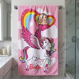 Toalha de Banho Infantil Lepper - Barbie