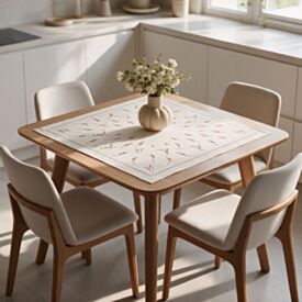 Toalha Centro de Mesa 78X78cm Clean Döhler - Buque Vintage