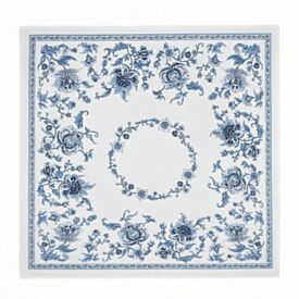 Toalha Centro de Mesa 78X78cm Clean Döhler - Chintz Azul Novo