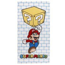Toalha De Banho Felpuda Infantil Lepper - Super Mario