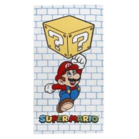 Toalha de Banho Felpuda Infantil Lepper - Super Mario