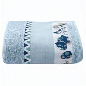 Toalha de Banho Infantil Funny Havan Kids - Dino Azul