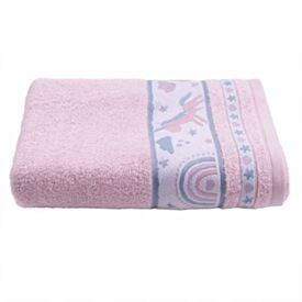 Toalha de Banho Infantil 68X1,10M Havan Kids - Unicórnio Rosa