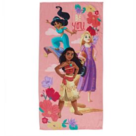 Toalha de Banho Infantil em Veludo Princesas Havan Kids - Estampada