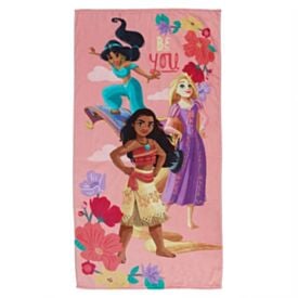 Toalha de Banho Infantil 100% Algodão em Veludo Princesas Havan Kids - Estampada
