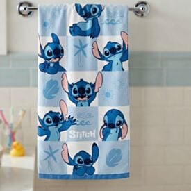 Toalha de Banho Infantil 100% Algodão em Veludo Stitch Havan Kids - Estampada