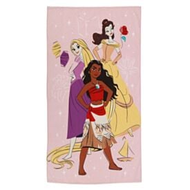 Toalha de Banho Infantil 100% Algodão Felpuda Princesas Havan Kids - Estampada