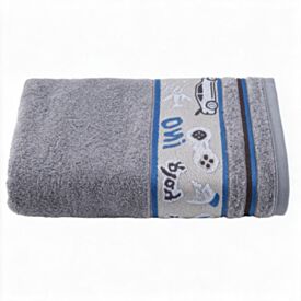 Toalha de Banho Infantil Havan Kids - Games Cinza