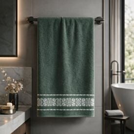 Toalha de Banho Lis 100% Algodão Havan Casa - Verde Bambu