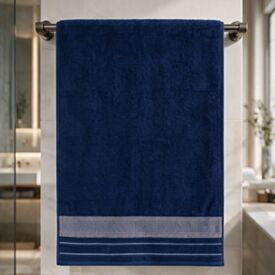 Toalha Super Banho 100% Algodão Lisboa Havan Casa - Azul Naval