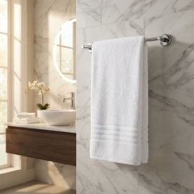 Toalha de Banho Luxo Linha Hotel Lufamar - Branco