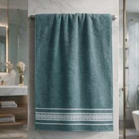 Toalha de Banho 100% Algodão Napole Havan Casa - Verde Ingles