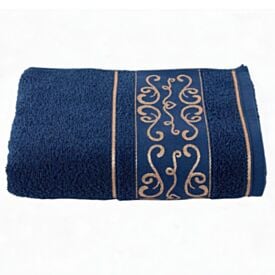 Toalha de Banho 100% Algodão Napole Havan Casa - Azul Noite