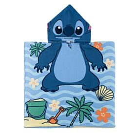 Toalha de Banho Poncho Infantil Disney 60X120 cm - Stitch