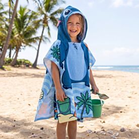 Toalha de Banho Poncho Infantil Disney 60X120 cm - Stitch