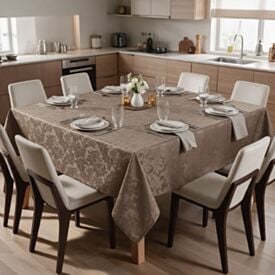 Toalha de Mesa 1,35X2,50M Elegance Havan Casa - Kaki