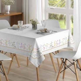 Toalha de Mesa 1,40 X 1,40M Clean Renova Döhler - Floral Boho