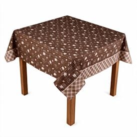 Toalha de Mesa 1,40M X 1,40M Havan Casa by Lepper - Café