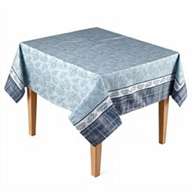 Toalha de Mesa 1,40M X 1,40M Havan Casa by Lepper - Folhas Azuis