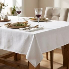 Toalha de Mesa 1,40X1,40 m Sienna Havan Casa - Branco