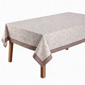 Toalha de Mesa Retangular 1,40 X 2,10M Clean Döhler - Desenho Café