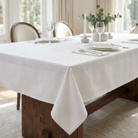 Toalha de Mesa 1,40X2,50 m Sienna Havan Casa - Branco