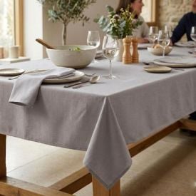 Toalha de Mesa 1,40X2,50 m Sienna Havan Casa - Cinza