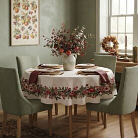 Toalha de Mesa 1,50M Redonda Estampada Havan Casa - Roma