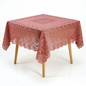 Toalha de Mesa Arabesco 1,60M X 1,60M Havan Casa - Rose