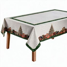 Toalha de Mesa Retangular Natal Encantado 1,40X2,50M Havan Casa - Pinheiro
