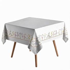 Toalha de Mesa Quadrada 1,80X1,80 m Clean Renova Döhler - Floral Boho