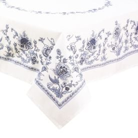 Toalha de Mesa 1,40 X 1,40 m Clean Döhler - Chintz Azul Novo