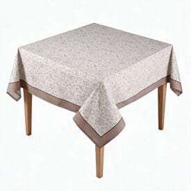Toalha de Mesa Quadrada 1,40X1,40M Clean Döhler - Desenho Café